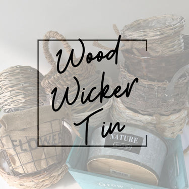2024 Wood Wicker Tin