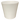 6" White "Amanda" Ceramic