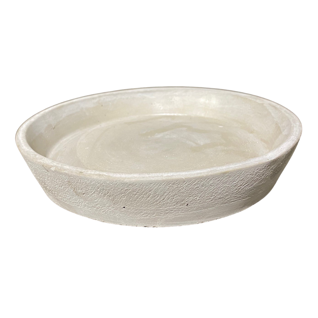 8" Concrete Saucer