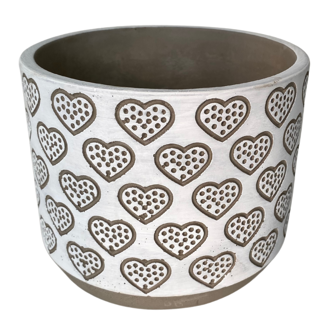 Dotted Hearts Pot