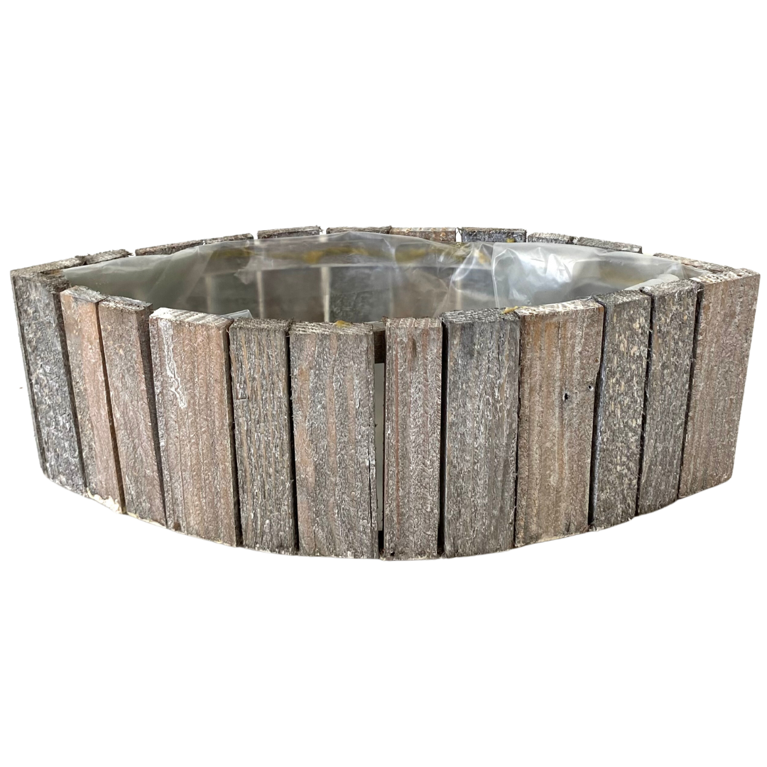 Large Grey Wood Boat