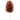 Red Glitter Pinecone Pick (Pack 12)