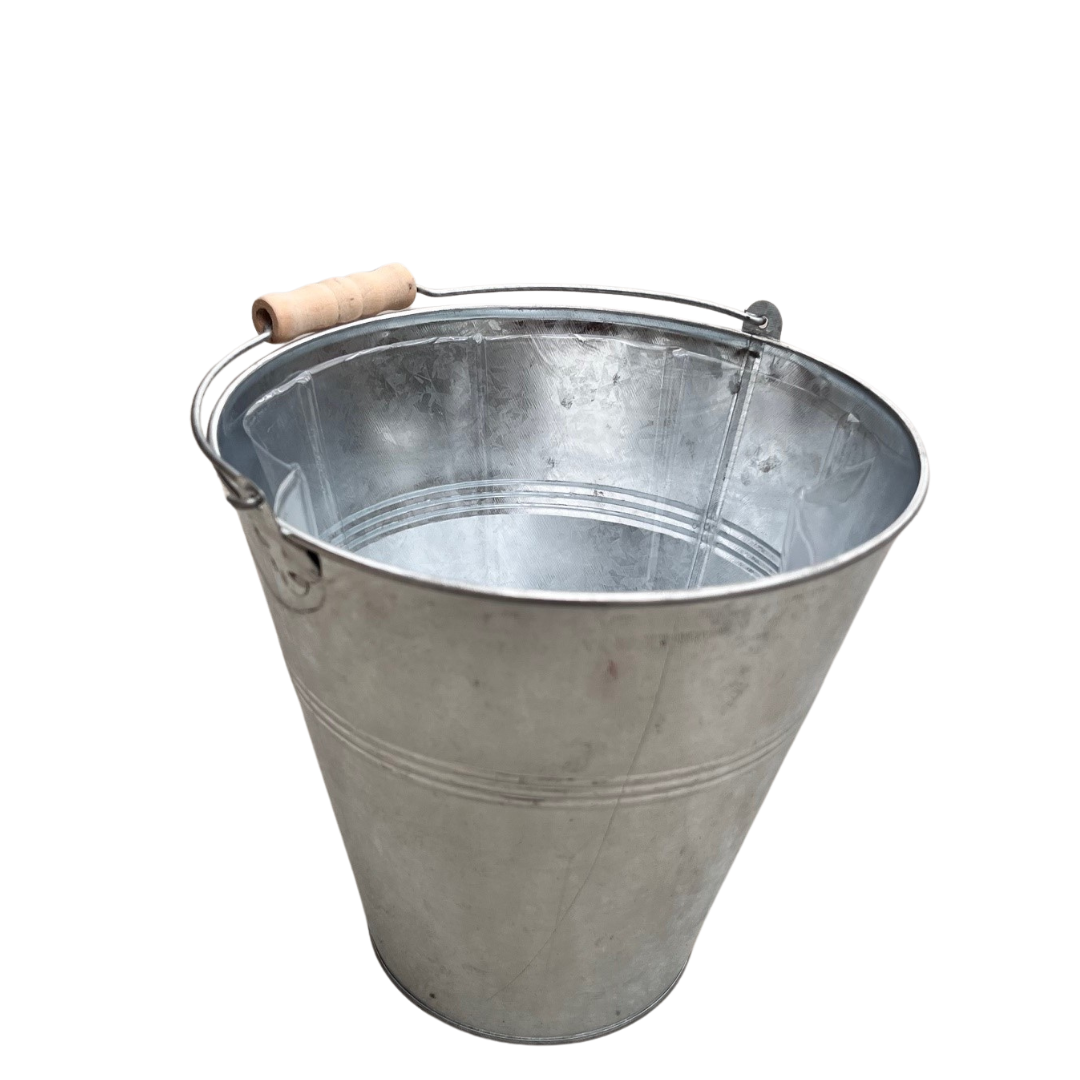 Tin Bucket With Handle