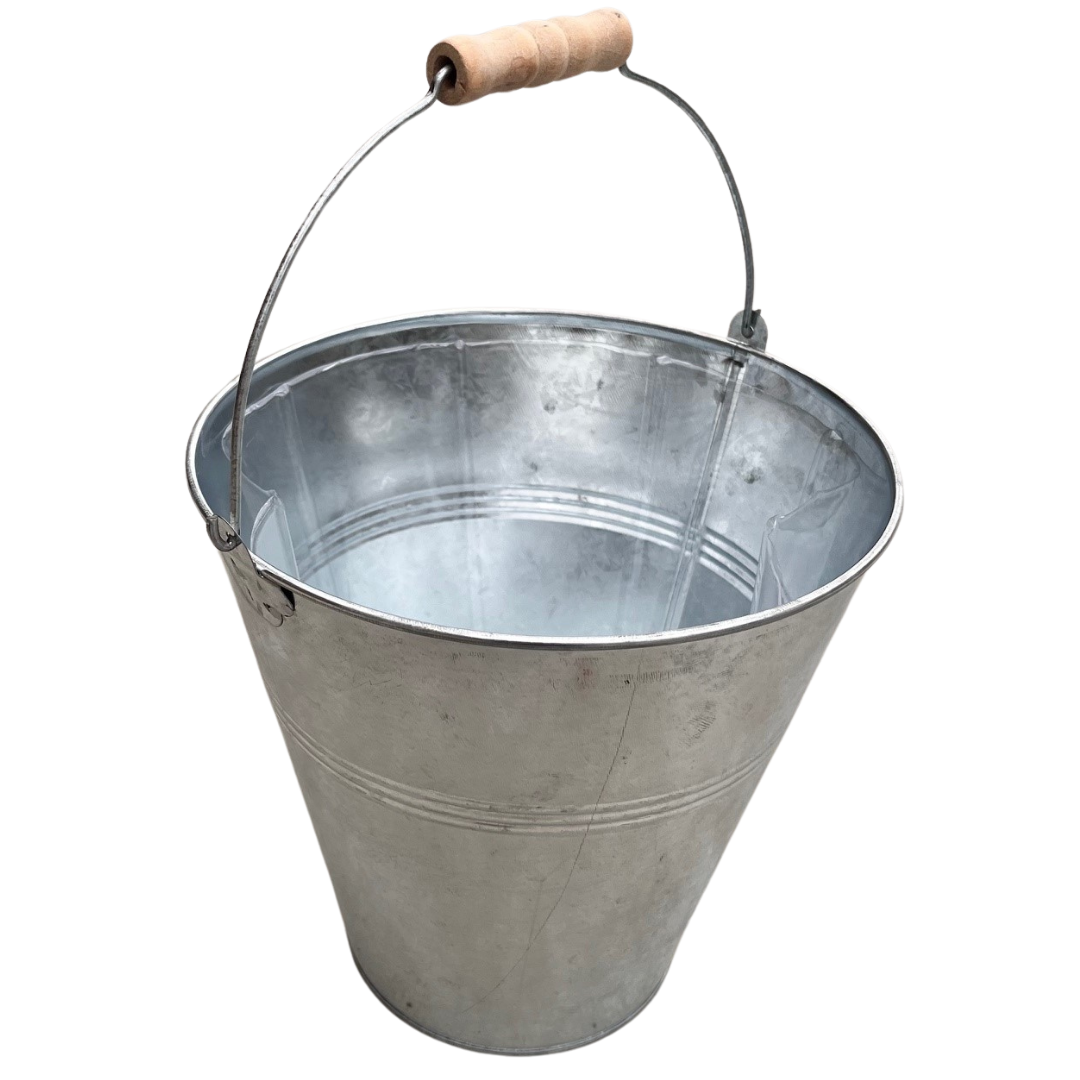 Tin Bucket With Handle