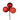 Triple Red Christmas Ball Pick