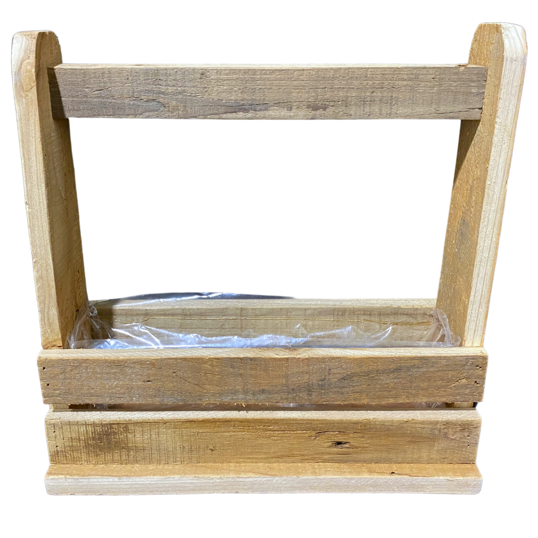 Wooden Crate With Handle