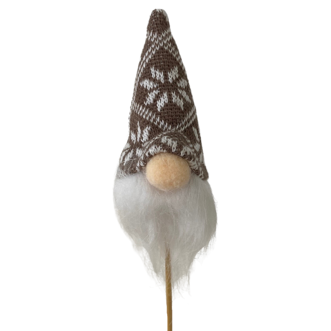 Gnome Pick 08 with Taupe Hat