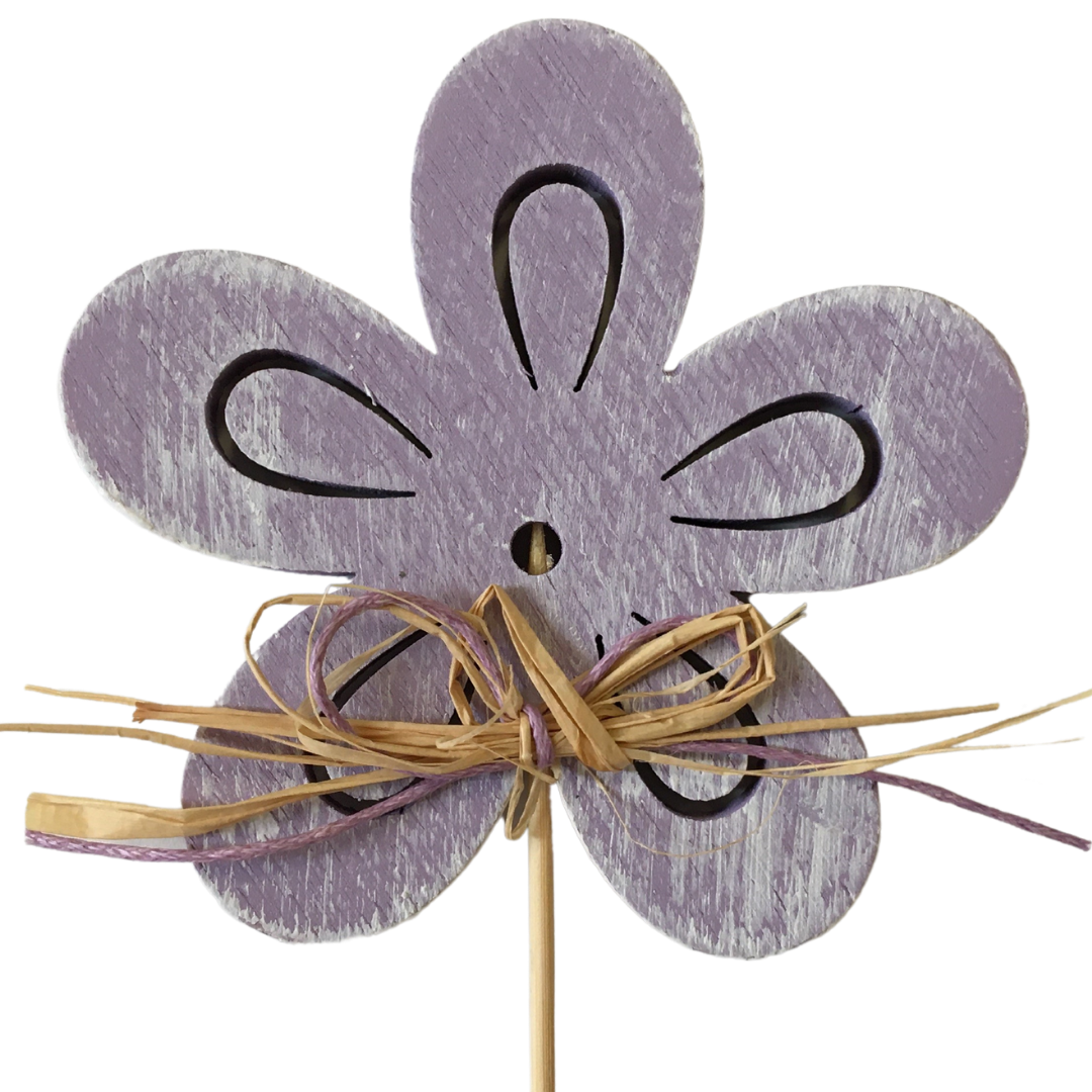 Purple Flower Pick (Pack12)